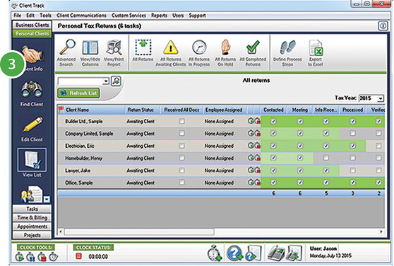 Manage Tasks Screenshot