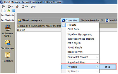 Export Tax Prep T2 Screenshot (Step 5)